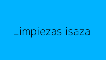 Limpiezas isaza